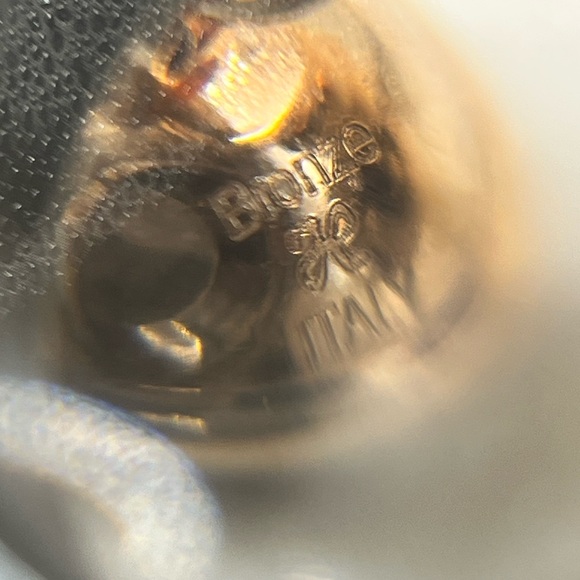 18K Rose Gold Plated Honora Ringed Cultured Pearl and Leather Charm Bracelet 7” - Picture 5 of 5